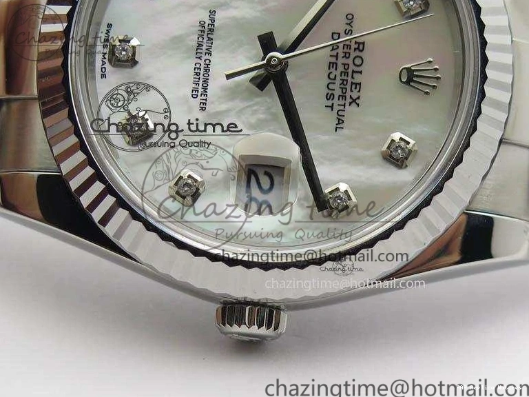 Best AAA Replica Sites A 3582 SS Noob Diam Best DateJust MOP HighQuality Dial 41mm Edition 1:1 Bezel 126334 On Bracelet Oyster Fluted 1217